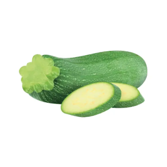 Calabacita con dos rebanadas