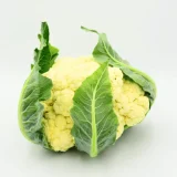 Coliflor con hojas