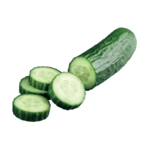 Pepino cortado en rebanadas
